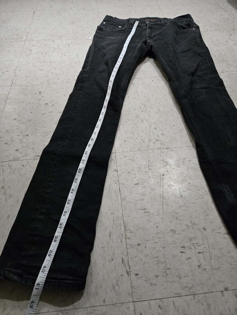 nudie jeans |thin finn | org black ring | vintage Early 2000s | DAMAGED - Picture 11 of 13